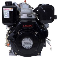 Двигатель дизельный LIFAN C186FD 6А диз. 4-такт., 10л.с. эл.стартер, вал 25мм(катушка 6А)