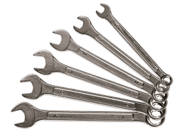Набор ключей комбинированных, 6 - 19 мм, хромированные, 8 шт. Sparta