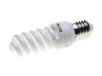 Энергосберегающая лампа Светозар КОМПАКТ спираль,цоколь E27(стандарт),Т2,яркий белый свет(4000 К),10000час,12Вт(60) 44454-12_z01
