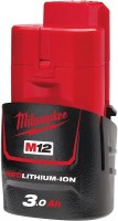 Аккумулятор Milwaukee M12 B3 (3AhLi-Ion)