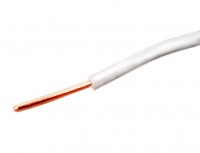 Провод установочный ПуВ(ПВ1) 0,5 мм кв. белый РЭК-Prysmian