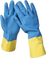 Перчатки Stayer латексные с неопреновым покрытием, экстрастойкие, с х/б напылением, размер S 11210-S