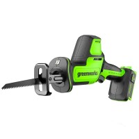 Пила сабельная аккумуляторная Greenworks GPT-CRS-25, 24v (без АКБ и ЗУ) 1200507