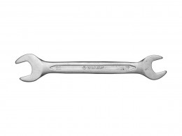 Ключ рожковый гаечный Зубр Мастер Зубр Мастер, Cr-V сталь, хромированный, 19х22мм 27010-19-22