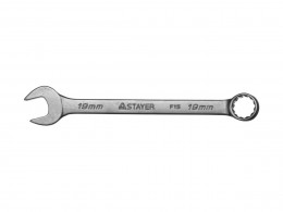 Ключ гаечный комбинированный Stayer Master, хромированный, 19мм 27085-19