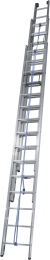 Лестница 3х-секционная Алюмет 3х14 ступеней с канатной тягой SR3 3314