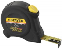 Рулетка Stayer Master "AUTOLOCK", корпус с резиновым напылением, автостоп, 3мх16мм 2-34126-03-16_z01