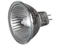 Лампа галогенная Светозар с защитным стеклом, алюм. отражатель, цоколь GU5.3, диаметр 51мм, 50Вт, 12В SV-44735