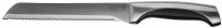 Нож хлебный Legioner "FERRATA", рукоятка с металлическими вставками, лезвие из нержавеющей стали, 200мм 47943