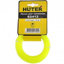Леска Huter S2412 2,4мм, 12м (звезда) 71/2/12