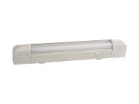 Светильник люминесцентный Светозар модель СЛ-510 с плафоном и выключателем, лампа Т8, 412x34x64 мм, 10Вт SV-57583-10