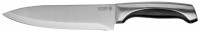 Нож шеф-повара Legioner "FERRATA", рукоятка с металлическими вставками, лезвие из нержавеющей стали, 200мм 47941