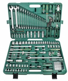 Набор инструмента универсальный 1/4", 1/2"DR, 142 предмета Jonnesway S04H524142S