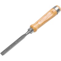 Стамеска-долото Зубр Эксперт полукруглая с деревянной ручкой, хромованадиевая сталь, 10мм 1822-10_z01
