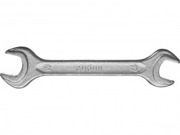 Ключ рожковый Сибин, оцинкованный, 17х19мм 27012-17-19_z01