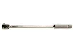 Вороток однорычажный, 380 мм, с квадратом 1/2" на шарнире, CrV, хромированный MATRIX MASTER