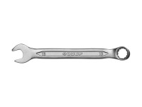 Ключ гаечный комбинированный Зубр Мастер, Cr-V сталь, хромированный, 13мм 27087-13