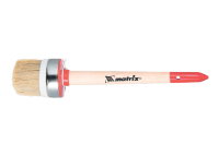 Кисть круглая Профи №16 (55 мм), натуральная щетина, деревянная ручка / MATRIX