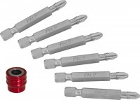 Набор вставок-бит для механического инструмента со сменным магнитным держателем, PH2, 50 мм, 7 предметов Ombra 951406