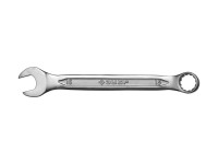 Ключ гаечный комбинированный Зубр Мастер, Cr-V сталь, хромированный, 15мм 27087-15
