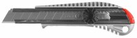 Нож Зубр Мастер металлический корпус, механический фиксатор, 18мм 09172