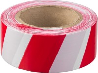 Сигнальная лента Зубр Мастер, цвет красно-белый, 50ммх200м 12240-50-200