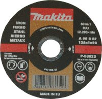Круг отрезной по металлу Makita прямой ф125х22х3.2мм
