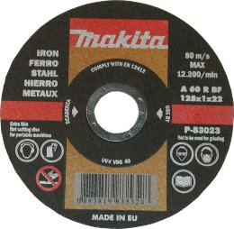 Круг отрезной по металлу Makita прямой ф125х22х3.2мм