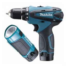 Аккумуляторная дрель-шуруповерт Makita DF330DWLE