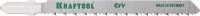 Полотна Kraftool для эл/лобзика, Cr-V, по дереву, фанере, ламинату, обратный рез, EU-хвост., шаг 2,5мм, 75мм, 2шт 159516-2,5