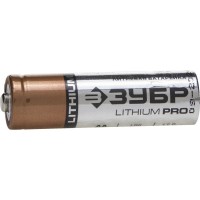 Батарейка Зубр "Lithium PRO", литиевая Li-FeS2, "AA", 1,5 В, 4шт 59202-4C