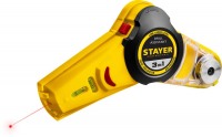 Уровень лазерный Stayer Drill Fssistant магнитный с приспособл. для сверления, дальн. 7м. 34987