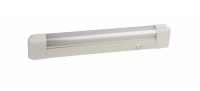Светильник люминесцентный Светозар модель СЛ-618 с плафоном и выключателем, лампа Т8, 645x35x62мм, 18Вт SV-57589-18