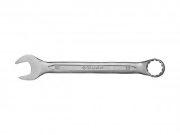 Ключ гаечный комбинированный Зубр Мастер, Cr-V сталь, хромированный, 30мм 27087-30