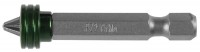 Биты Kraftool Expert, с магнитным держателем-ограничителем, тип хвостовика C 1/4", PZ2, 25 мм, 1 шт. в блистере 26129-2-25-1