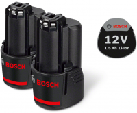 Аккумулятор Bosch 2 x GBA 12 В; 1,5 Ач; Li-ion 1.600.Z00.03Z