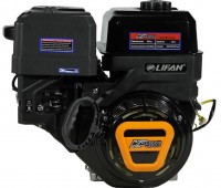 Двигатель бензиновый LIFAN 190FD-T (КР420E) 4-такт., 17л.с. (ручной/эл. стартер, вал 25мм, кат. 0,6А)
