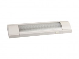 Светильник люминесцентный Светозар модель СЛ-710 с плафоном и выключателем, лампа Т8, 377x103x41мм, 10Вт SV-57591-10