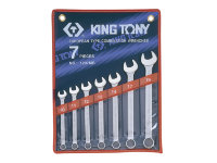 Набор ключей KT-1207MR: комбинированных 7пр. 10-19мм KING TONY