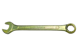 Ключ комбинированный, 11 мм, желтый цинк СИБРТЕХ