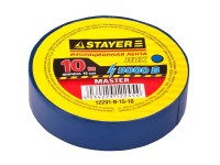 Изолента Stayer Master синяя, ПВХ, 5000 В, 15ммх10м 12291-B-15-10