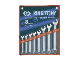 Набор ключей KT-1208MR: комбинированных 8пр. 10-22мм KING TONY