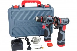 Аккумуляторный набор УШМ+шуруповерт Profipower Profiset16V (16В, 2х2Ач) E0229