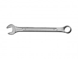 Ключ комбинированный гаечный Сибин, белый цинк, 17 мм 27089-17