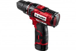 Аккумуляторный шуруповерт 12V ЗУБР ДШЛ-125-21 1LiOn (1Аккумуляторная батарея 2,0А/ч крут.момент 30Н/м,подсветка,коробка) ДШЛ-125-21 коробка