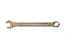 Ключ комбинированный гаечный Dexx, желтый цинк, 10 мм 27017-10