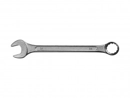 Ключ комбинированный гаечный Сибин, белый цинк, 24 мм 27089-24