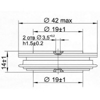 Диод силовой Д123-500-14