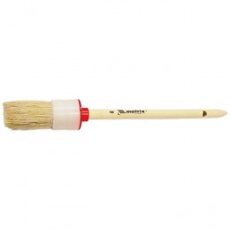 Кисть круглая №16 (55 мм), натуральная щетина, деревянная ручка MTX 82086