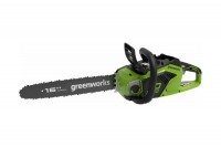 Пила цепная аккумуляторная Greenworks GD40CS18k2, 40v, 40 см (АКБ 2Ач и ЗУ) 2005807UA